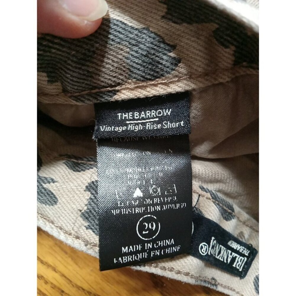 BLANKNYC Jeans Shorts Womens 29 BARROW Preowned Denim Raw Hem ? BLANK NYC Frey ? - Picture 8 of 8